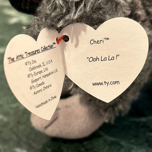 Cheri -TY Beanie Baby- RARE/htf "the attic collection" dog - Picture 3 of 5